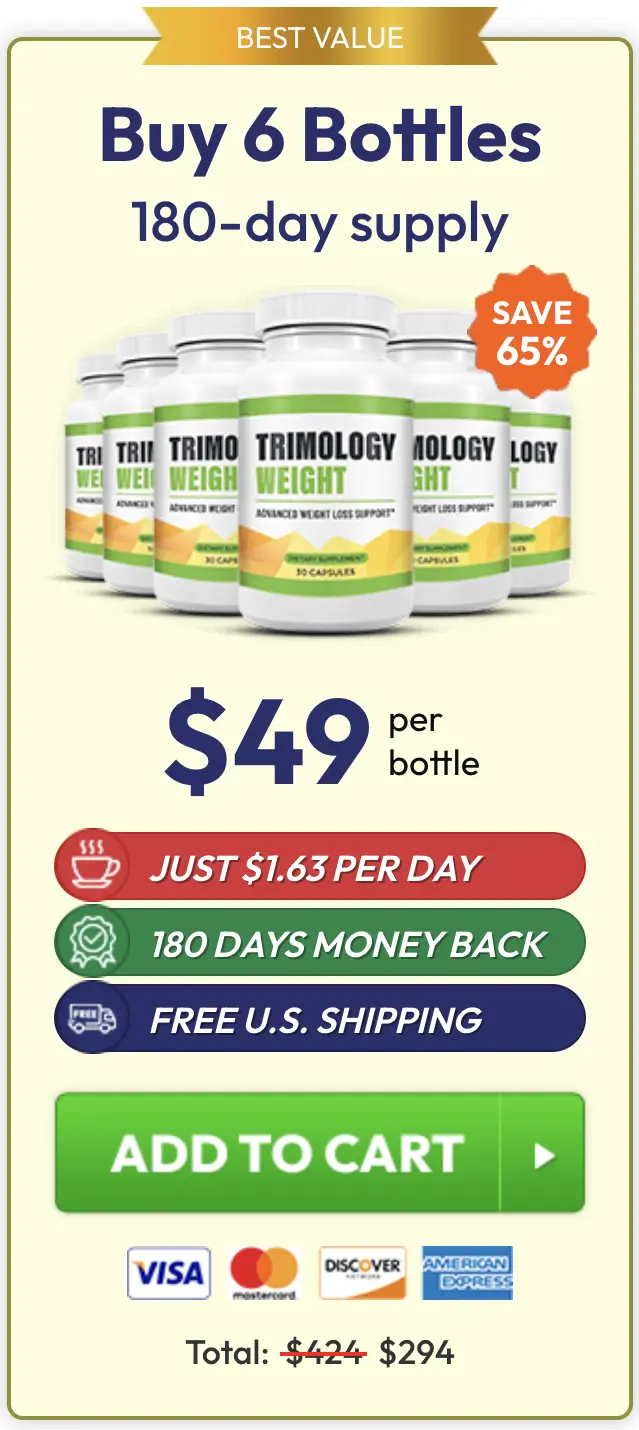 Trimology 6 bottle price 